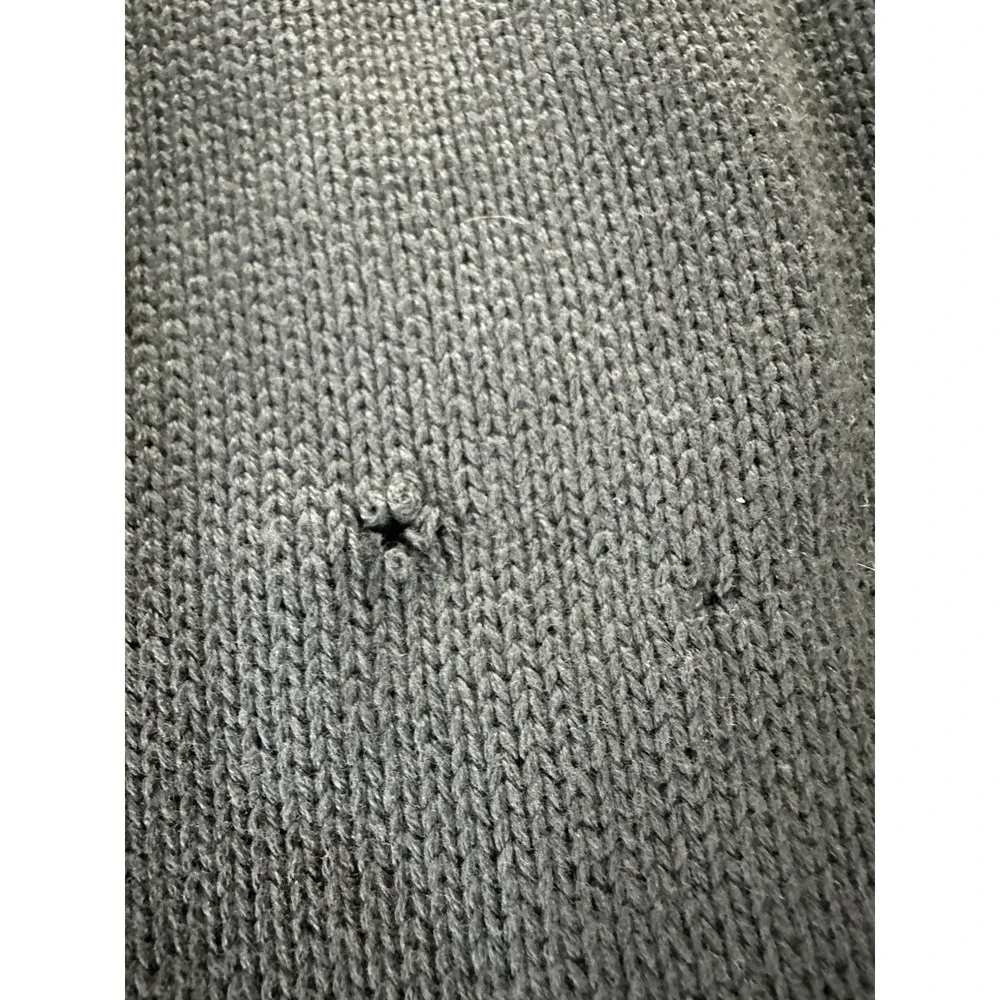 Ben Sherman Sweater‎ Men Medium Green Cable-Knit Long Sleeve Sweatshirt Pullover